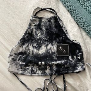 NWT Crop Top - Tie Back